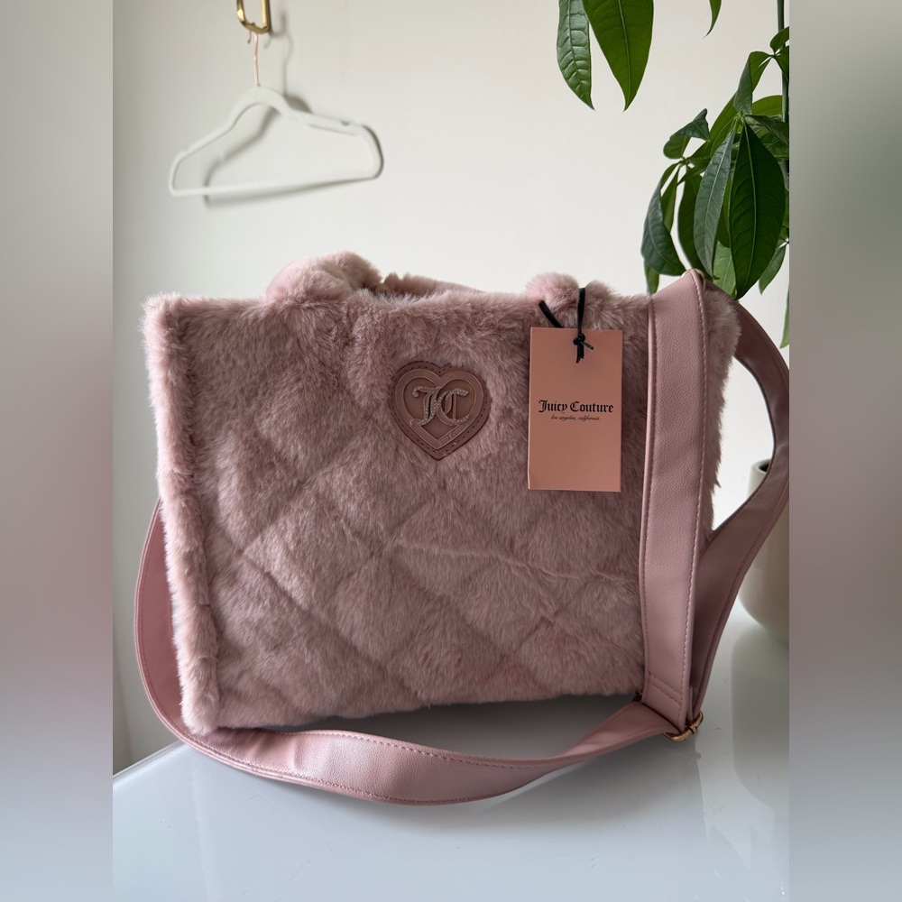 Juicy couture Pink Fur Tote Bag